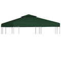 vidaXL Zadaszenie altany ogrodowej, 310 g/m², zielone, 3x3 m