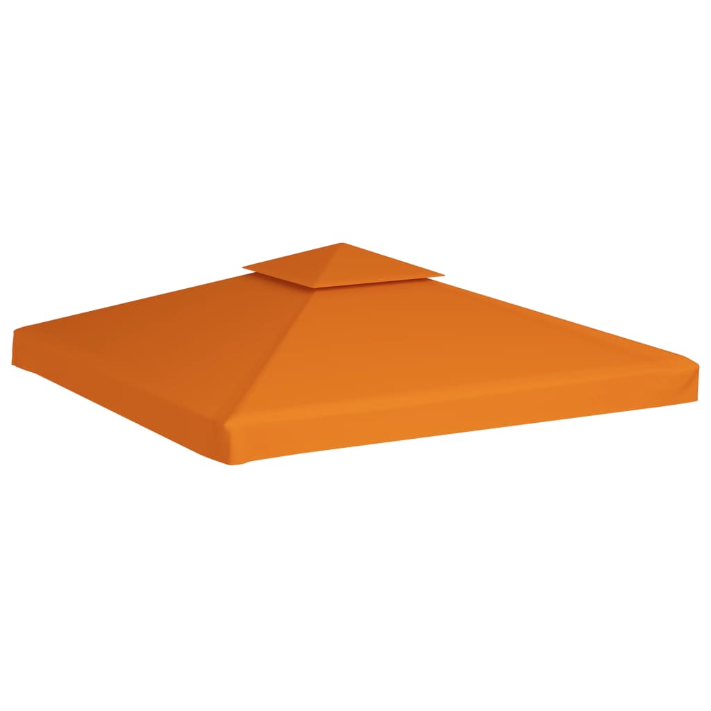 vidaXL Zadaszenie altany ogrodowej, 310 g/m², pomarańczowe, 3x3 m