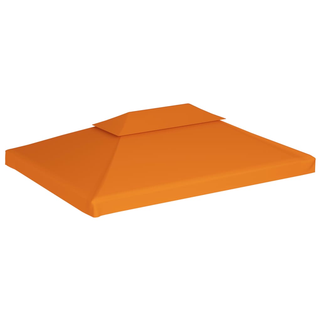 vidaXL Zadaszenie altany ogrodowej, 310 g/m², pomarańczowe, 3x4 m