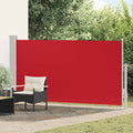 vidaXL Markiza boczna na taras, 160 x 300 cm, czerwona