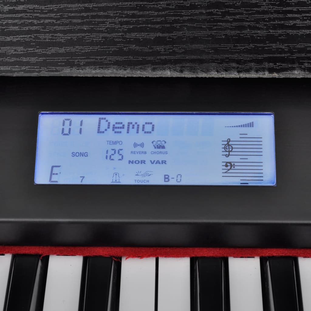 vidaXL Elektroniczne pianino (cyfrowe), 88 klawiszy