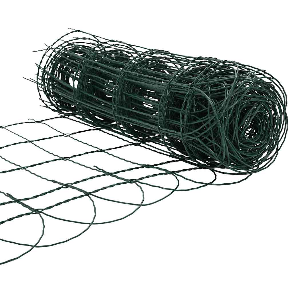 vidaXL Obrzeże ogrodowe, malowane proszkowo żelazo, 10x0,65 m
