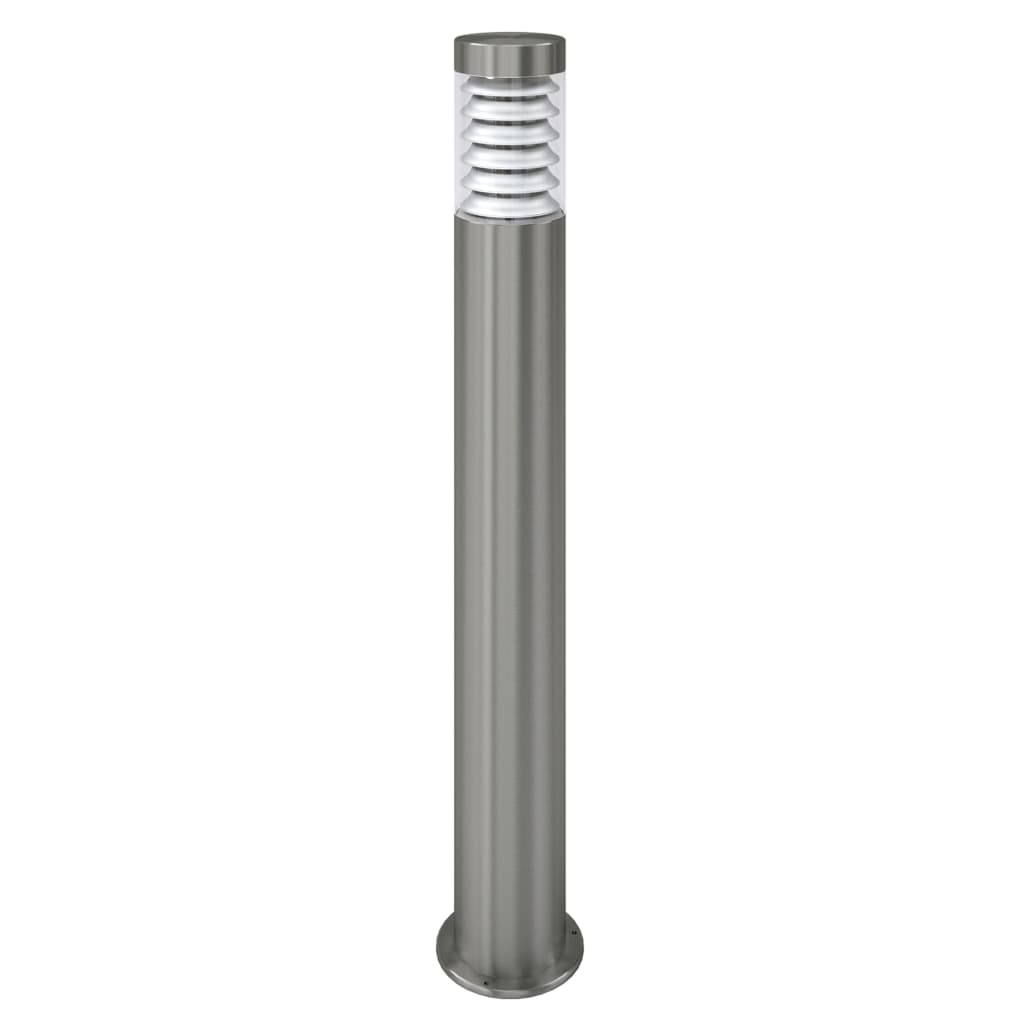 Lampa ogrodowa na słupku, stal nierdzewna