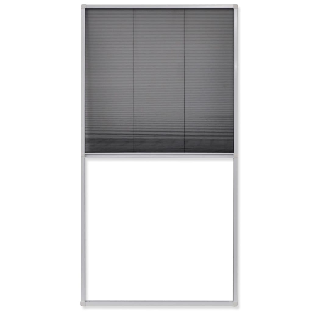 vidaXL Plisowana moskitiera okienna, 80 x 160 cm