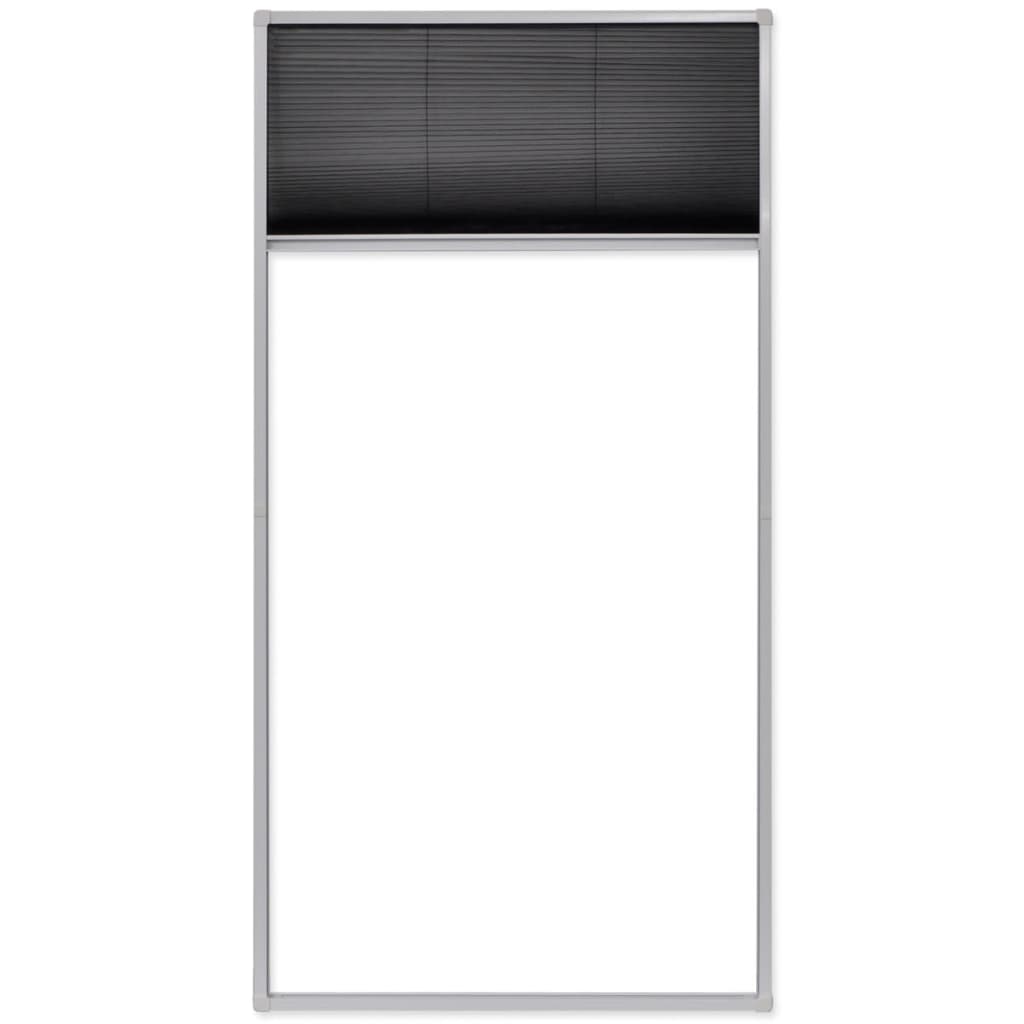 vidaXL Plisowana moskitiera okienna, 80 x 160 cm