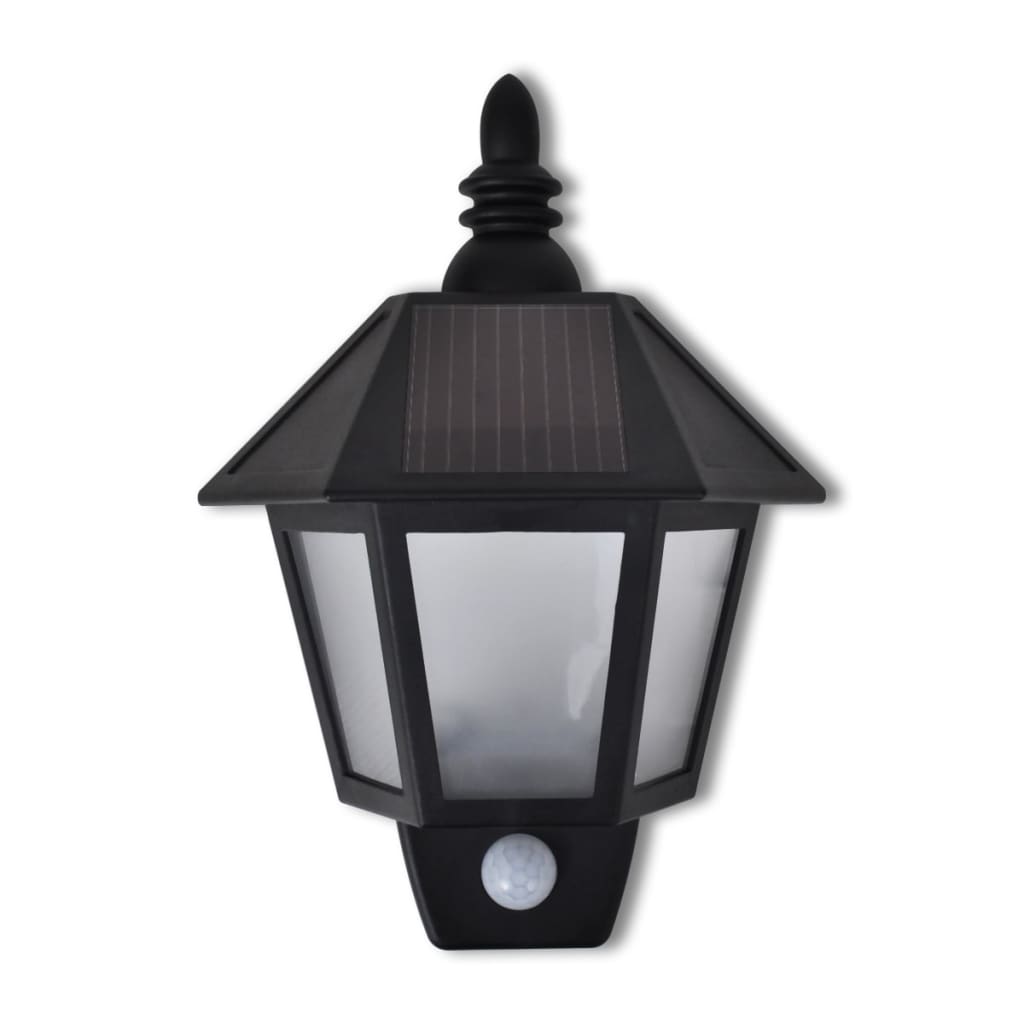 vidaXL Lampa solarna z detektorem ruchu