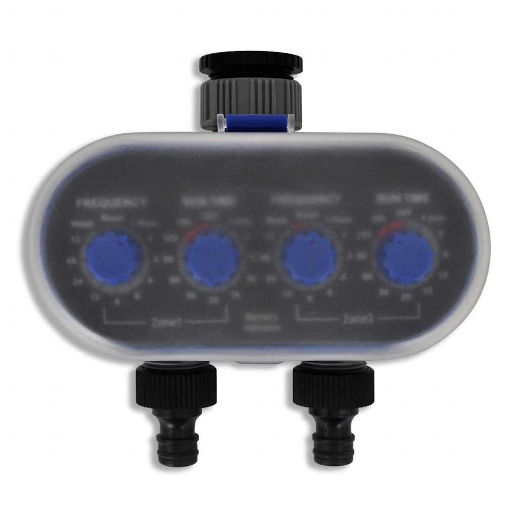vidaXL Automatyczny, elektroniczny sterownik nawadniania, 2 wyloty