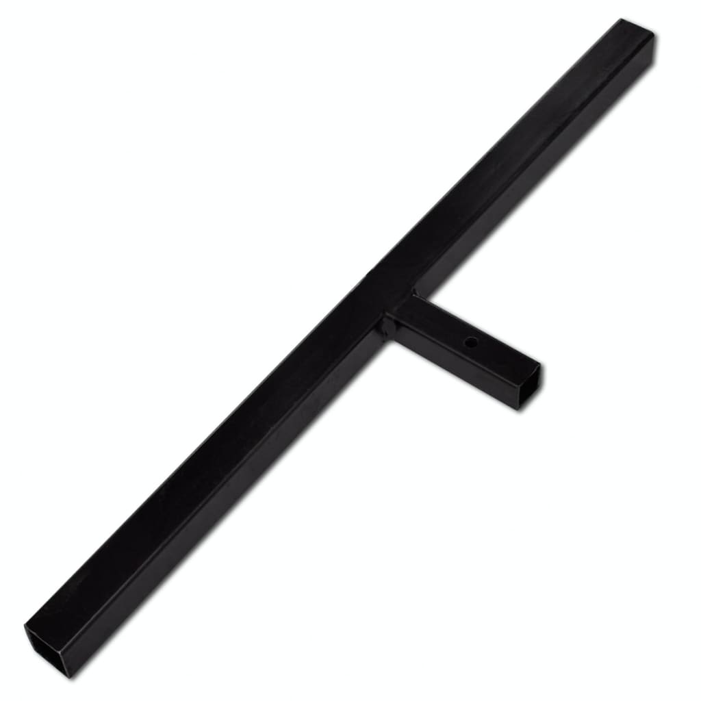 vidaXL Świder z rączką, 120 mm, podwójna spirala, stalowy, czarny