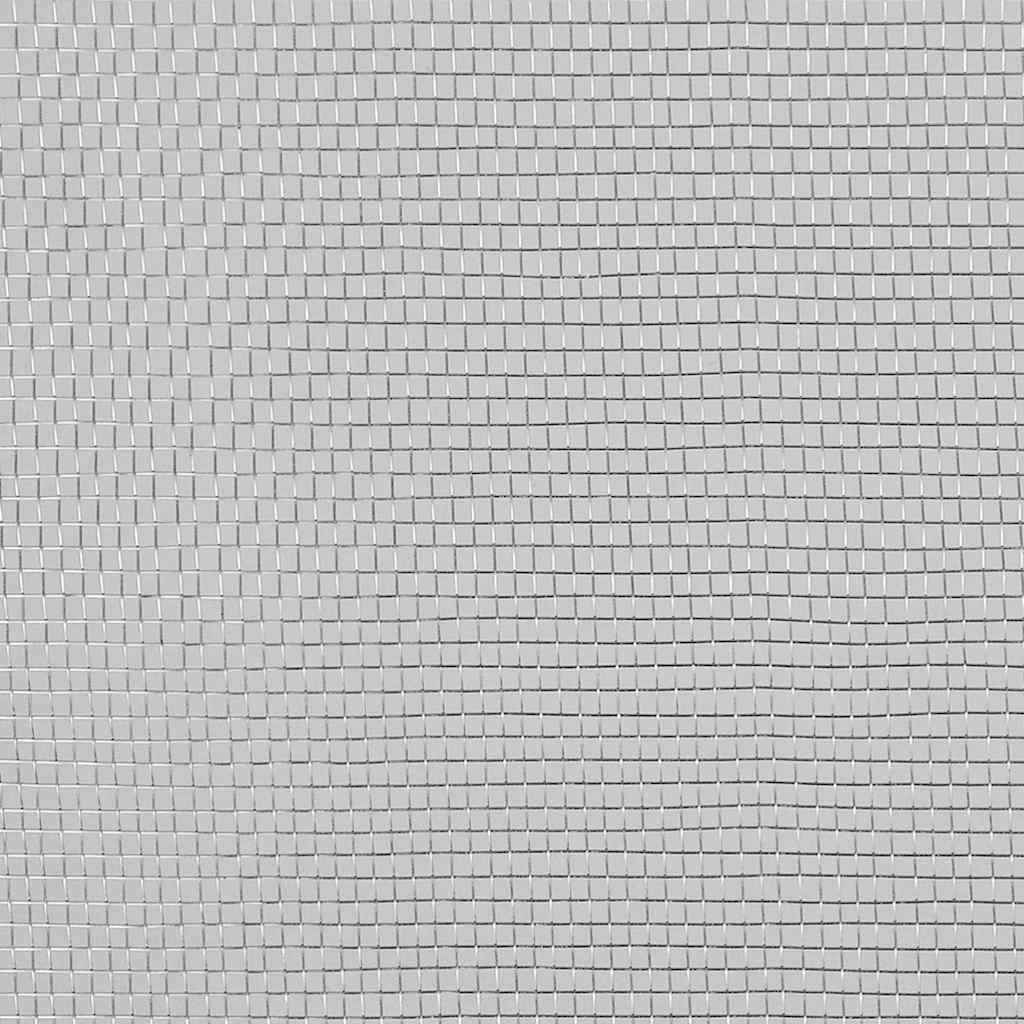 vidaXL Siatka na insekty, aluminiowa, 100 x 500 cm, srebrna