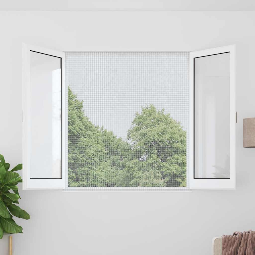 vidaXL Siatka na insekty, aluminiowa, 100 x 500 cm, srebrna