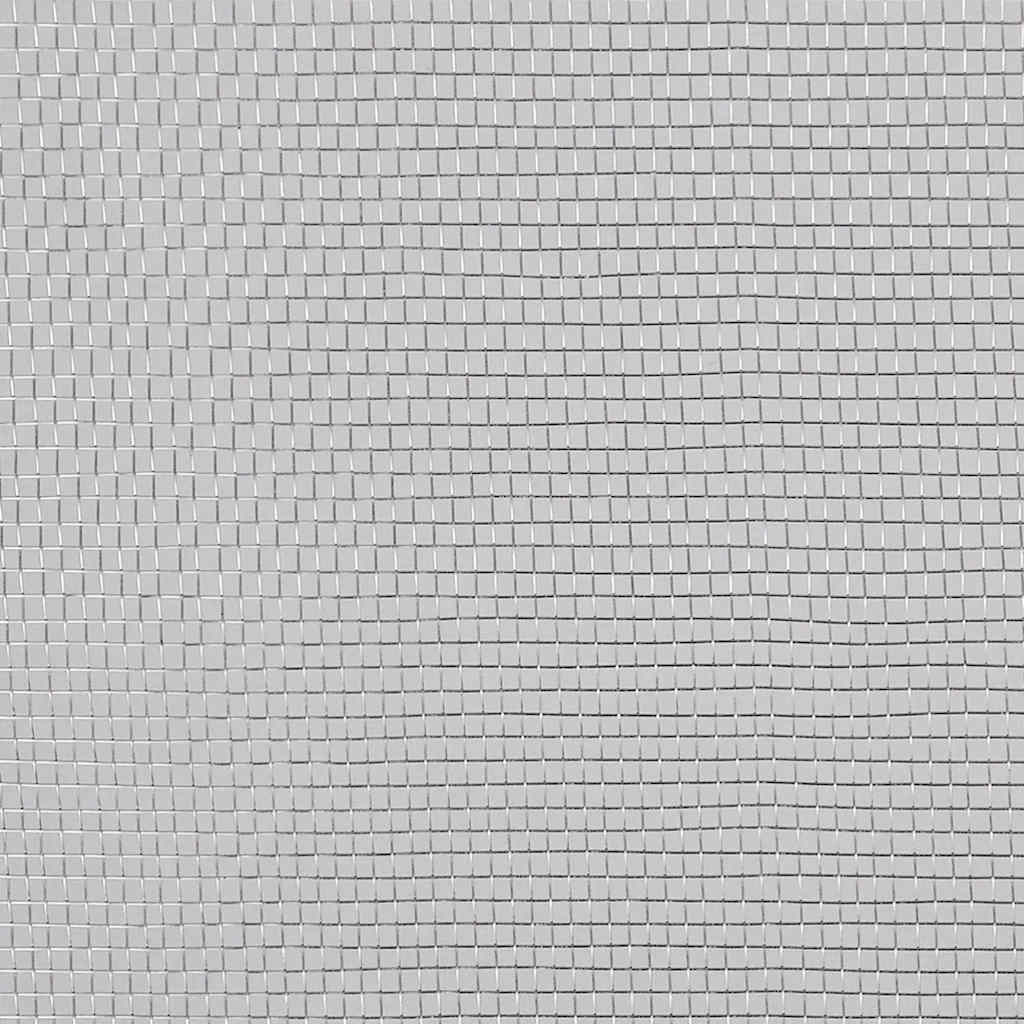 vidaXL Siatka na insekty, aluminiowa, 100 x 1000 cm, srebrna