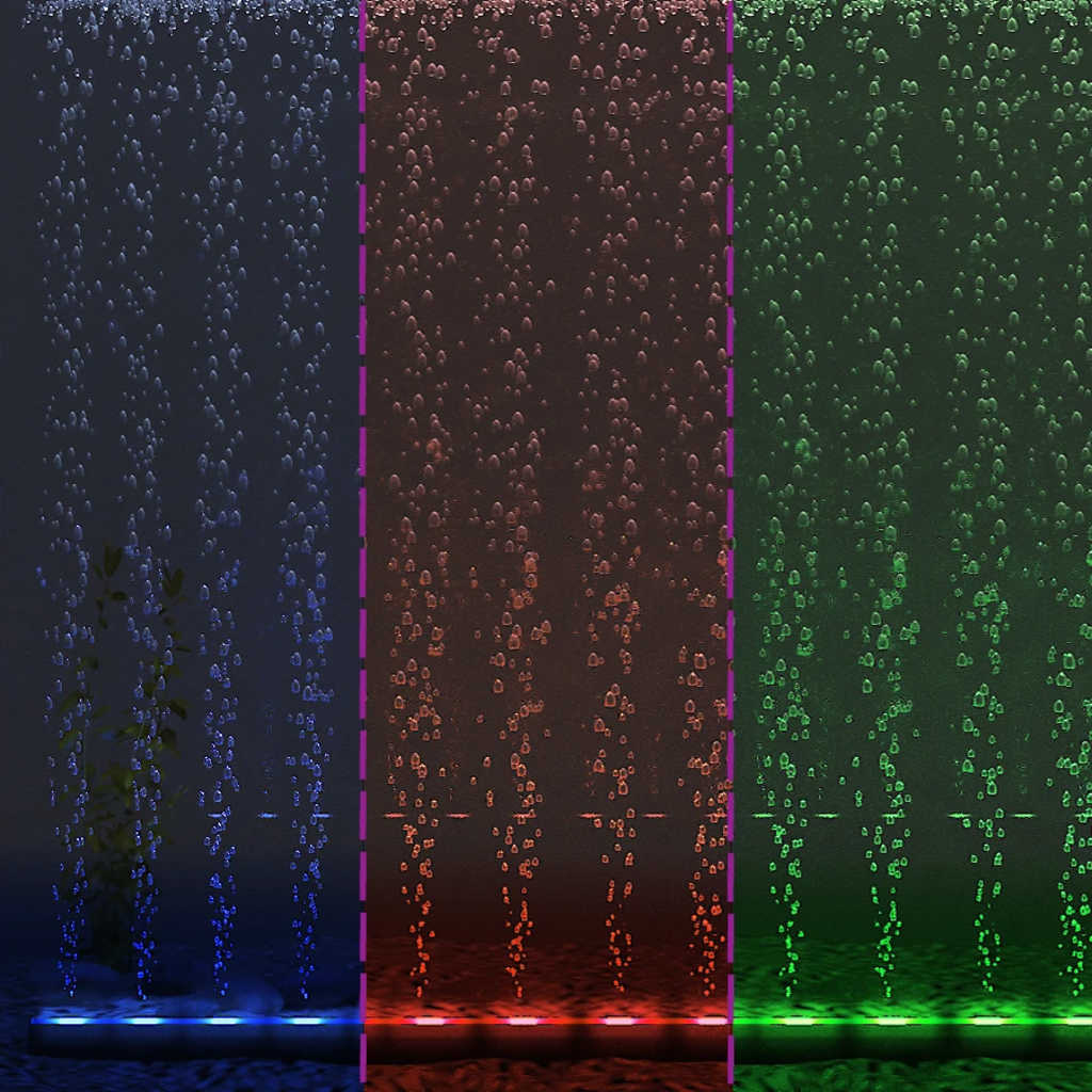 vidaXL Lampki LED do akwarium, wodoodporne, RGB 32 cm