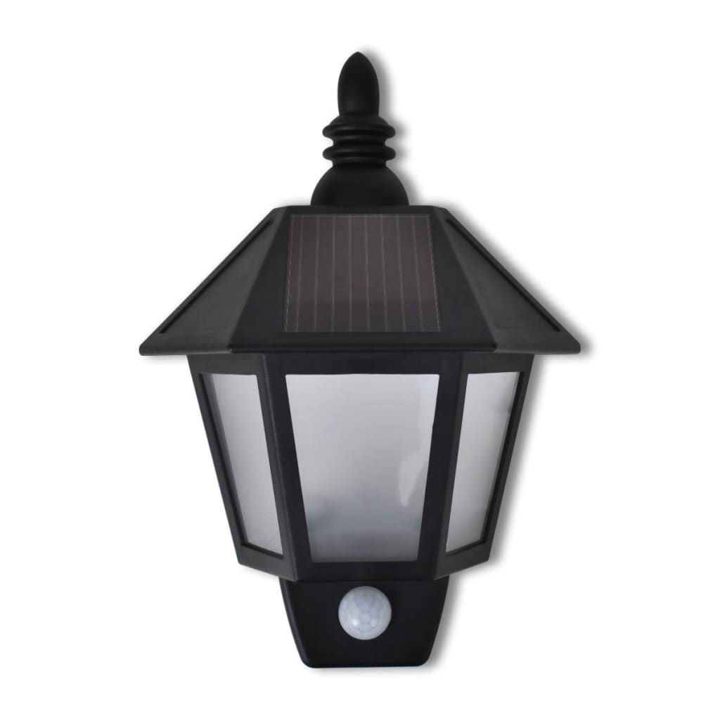 vidaXL Lampy solarne z detektorem ruchu, 2 sztuki