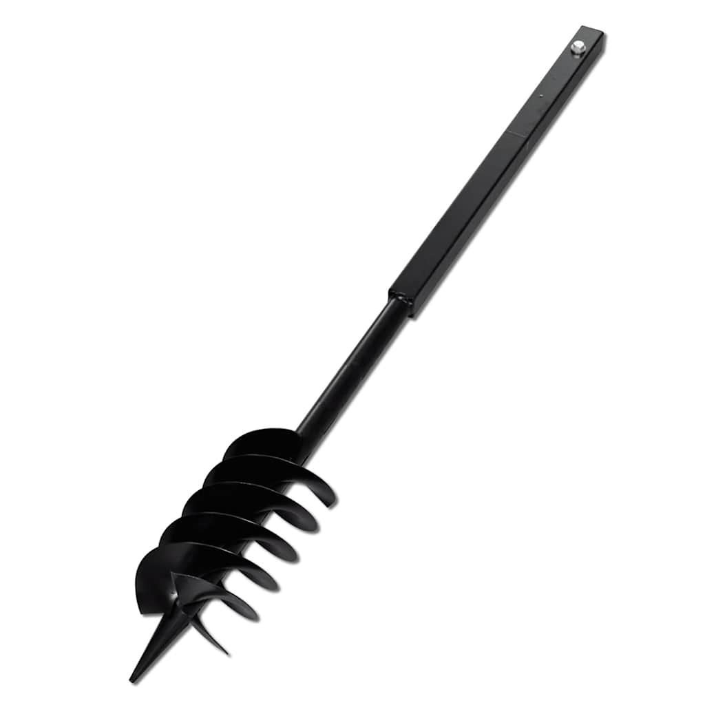 vidaXL Świder glebowy z uchwytem, 120 mm, przedłużany, 5 m, stal