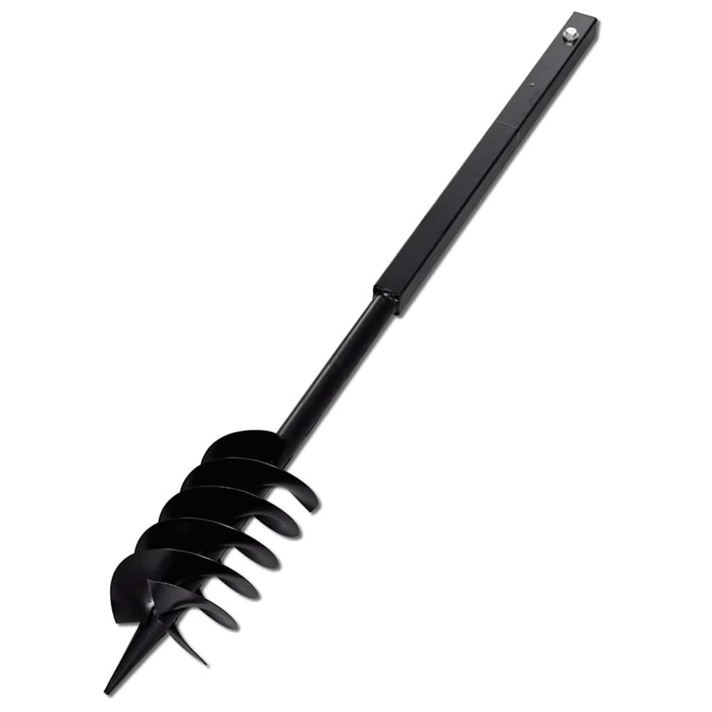 vidaXL Świder glebowy z uchwytem, 150 mm, przedłużany, 5 m, stal