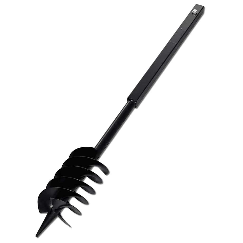 vidaXL Świder glebowy z uchwytem, 150 mm, przedłużany, 9 m, stal