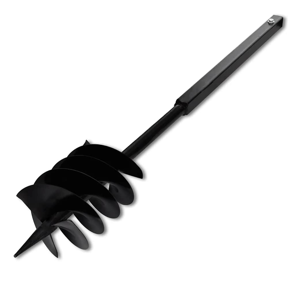 vidaXL Świder glebowy z uchwytem i rurą przedłużającą 9 m 180 mm, stal