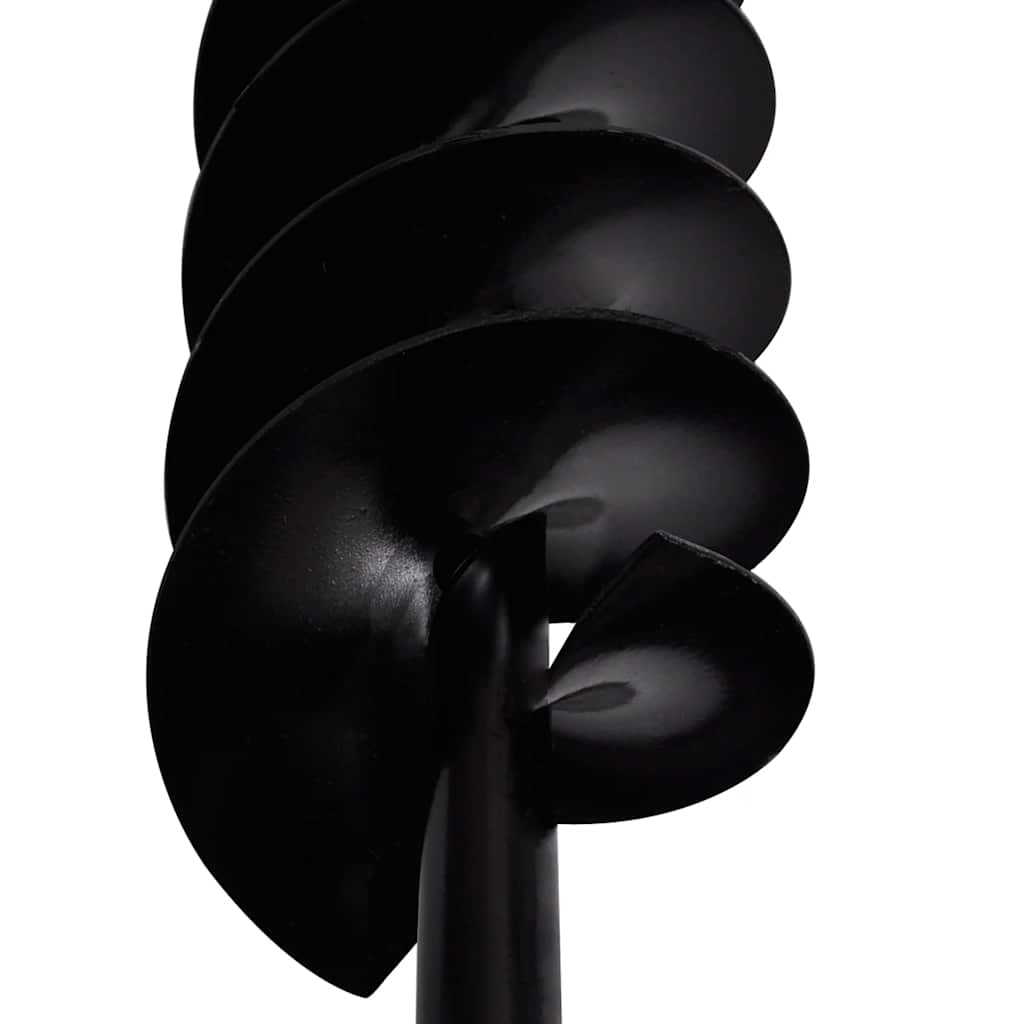 vidaXL Świder glebowy z uchwytem, 80 mm, przedłużany, 9 m, stal