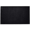 vidaXL Wycieraczka, czarna, 90x150 cm, PVC