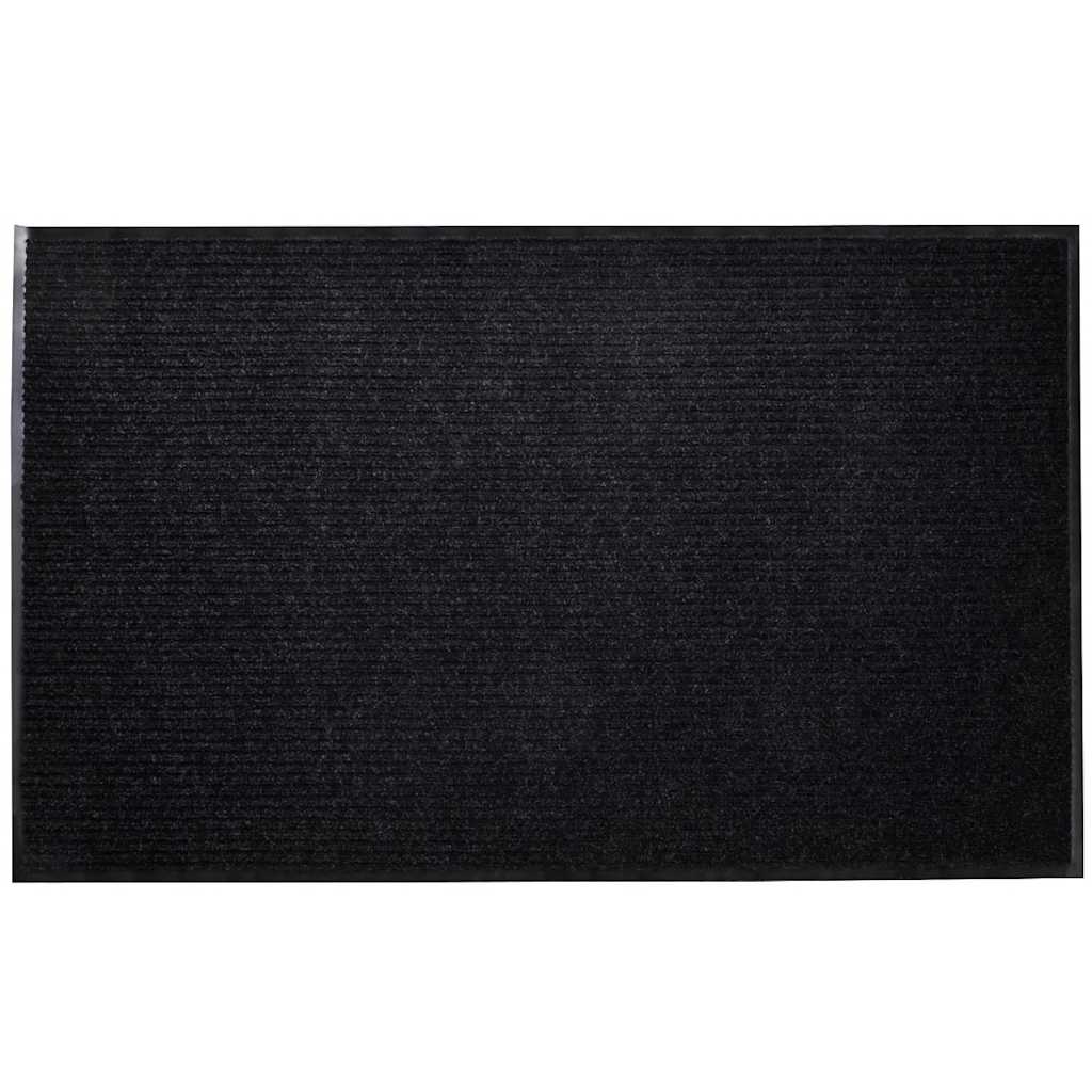vidaXL Wycieraczka, czarna, 120x180 cm, PVC