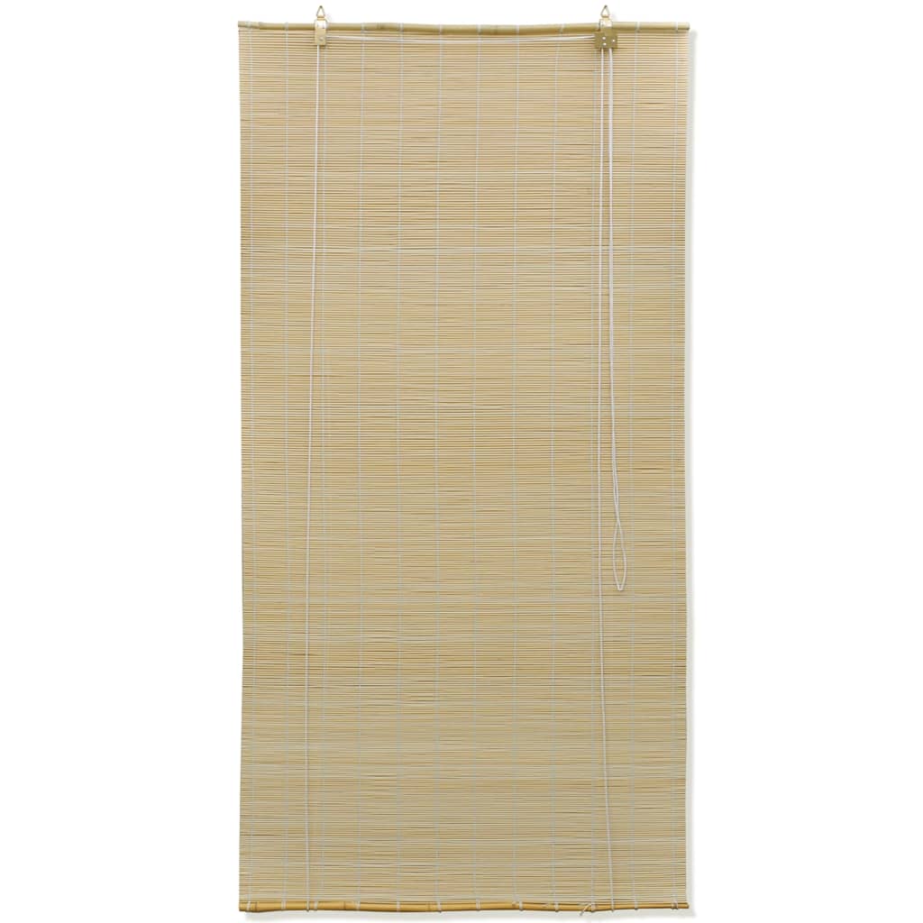 vidaXL Rolety bambusowe, 120 x 220 cm, naturalne