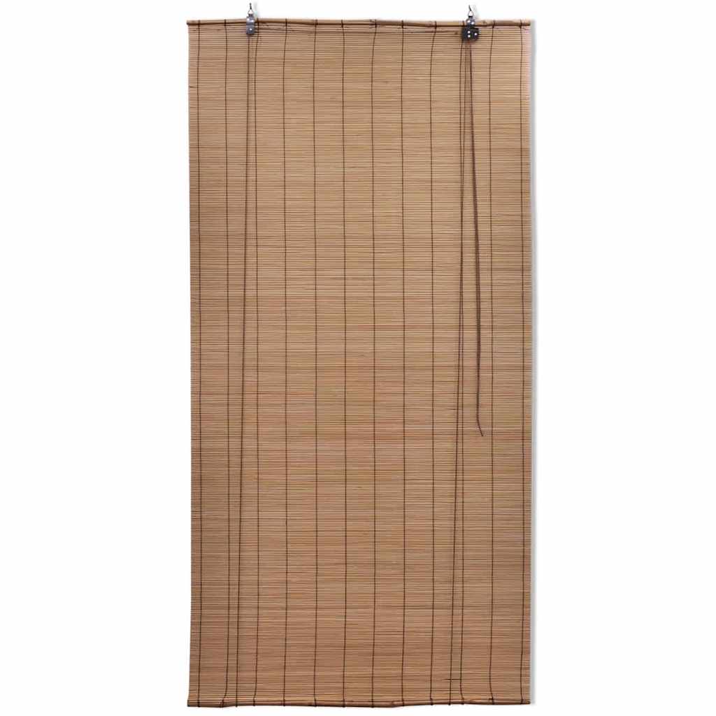 vidaXL Rolety bambusowe, 80 x 160 cm, brązowe