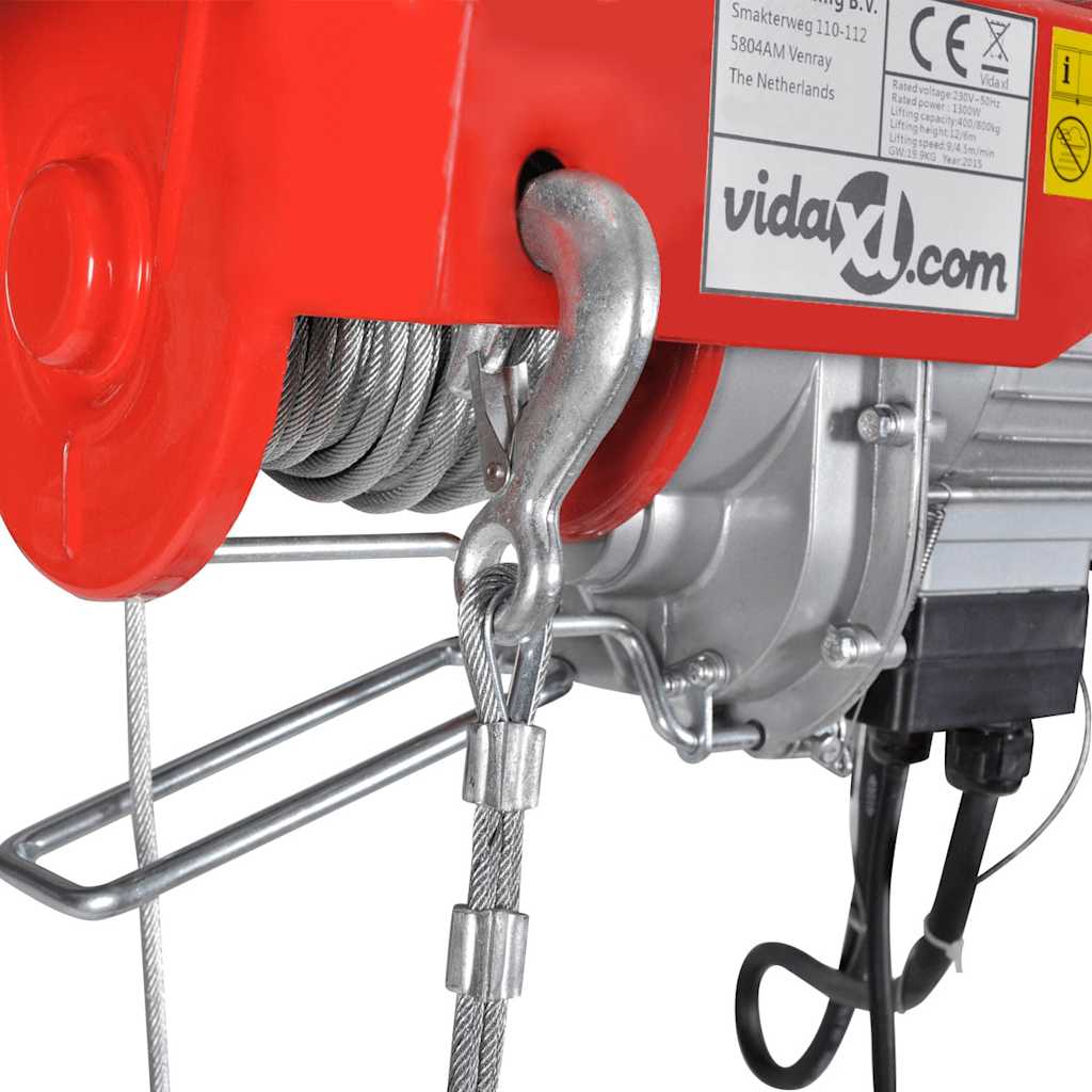 Wciągarka elektryczna 1000 W, 300/600 kg