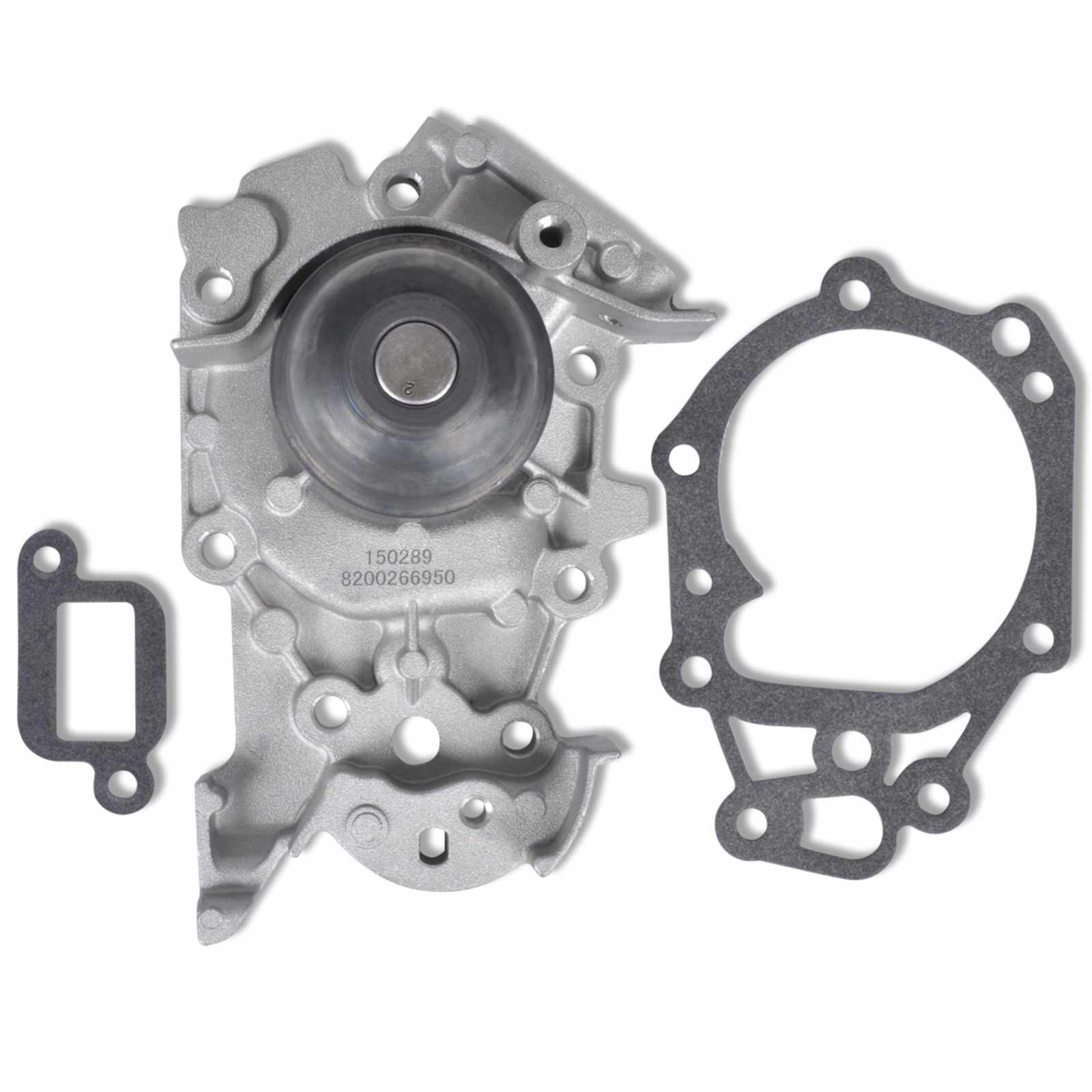 vidaXL Pompa wodna Srebrny Metal