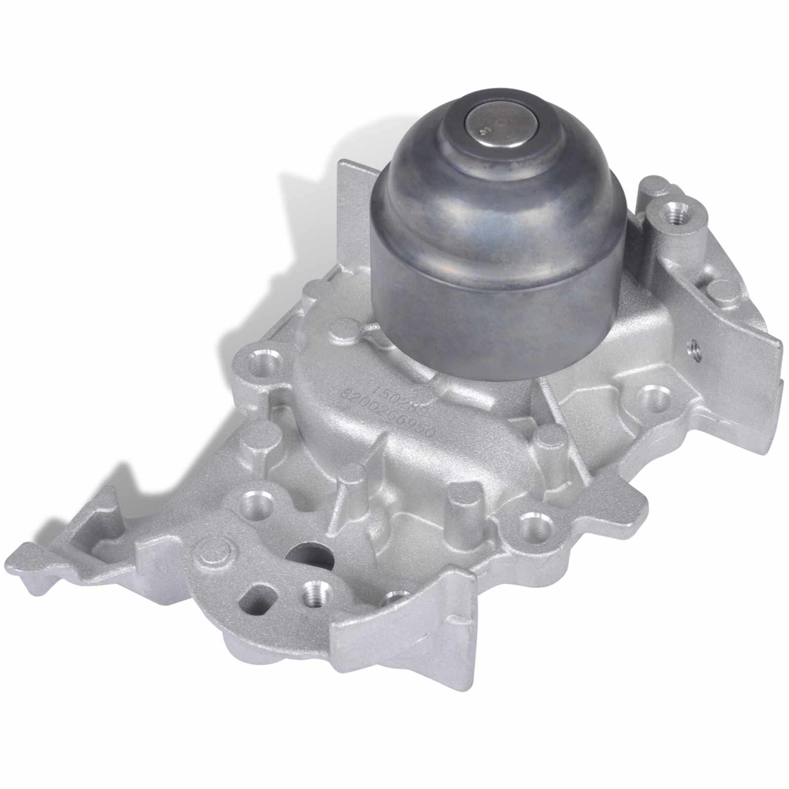 vidaXL Pompa wodna Srebrny Metal