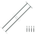 vidaXL Krata okienna 700-1050 mm Stal ocynkowana srebrny
