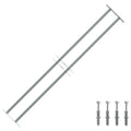 vidaXL Krata okienna 1000-1500 mm Stal ocynkowana srebrny