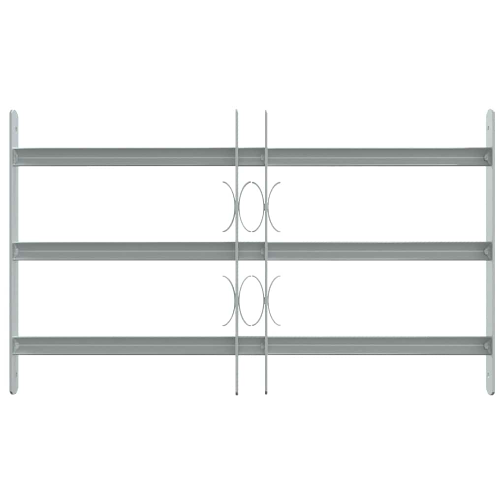 vidaXL Krata okienna 500-650 mm Stal ocynkowana srebrny