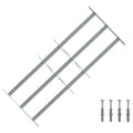 vidaXL Krata okienna 700-1050 mm Stal ocynkowana srebrny