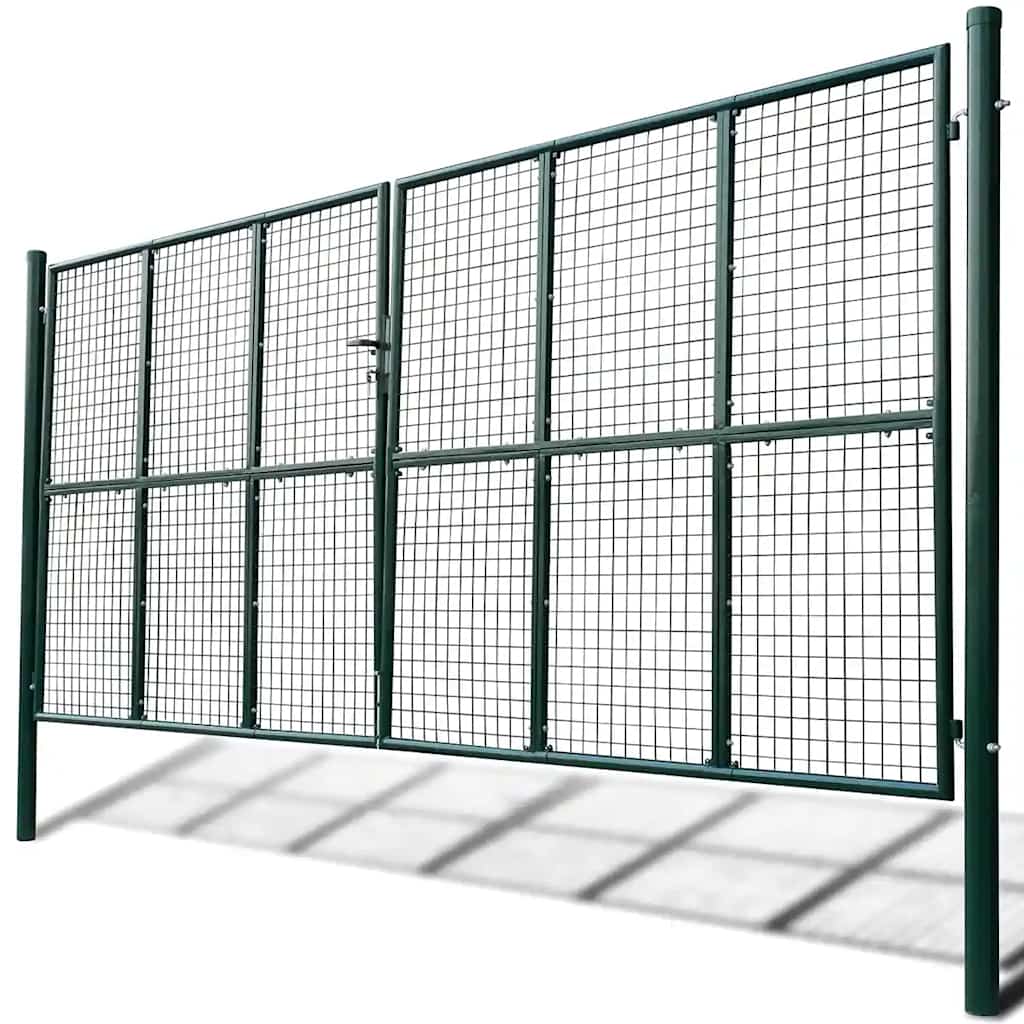 vidaXL Brama ogrodowa siatkowa 400x175 cm