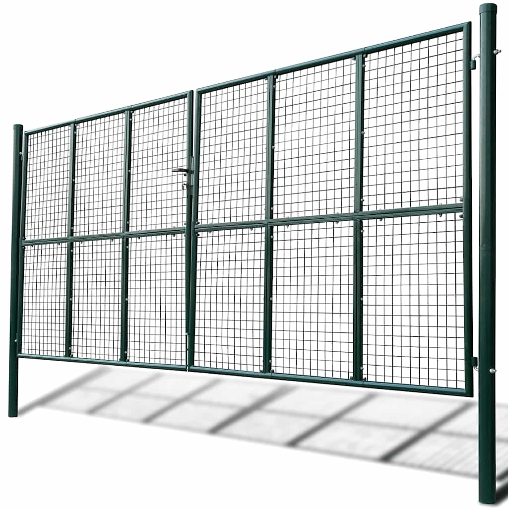 vidaXL Brama ogrodowa siatkowa 400x200 cm
