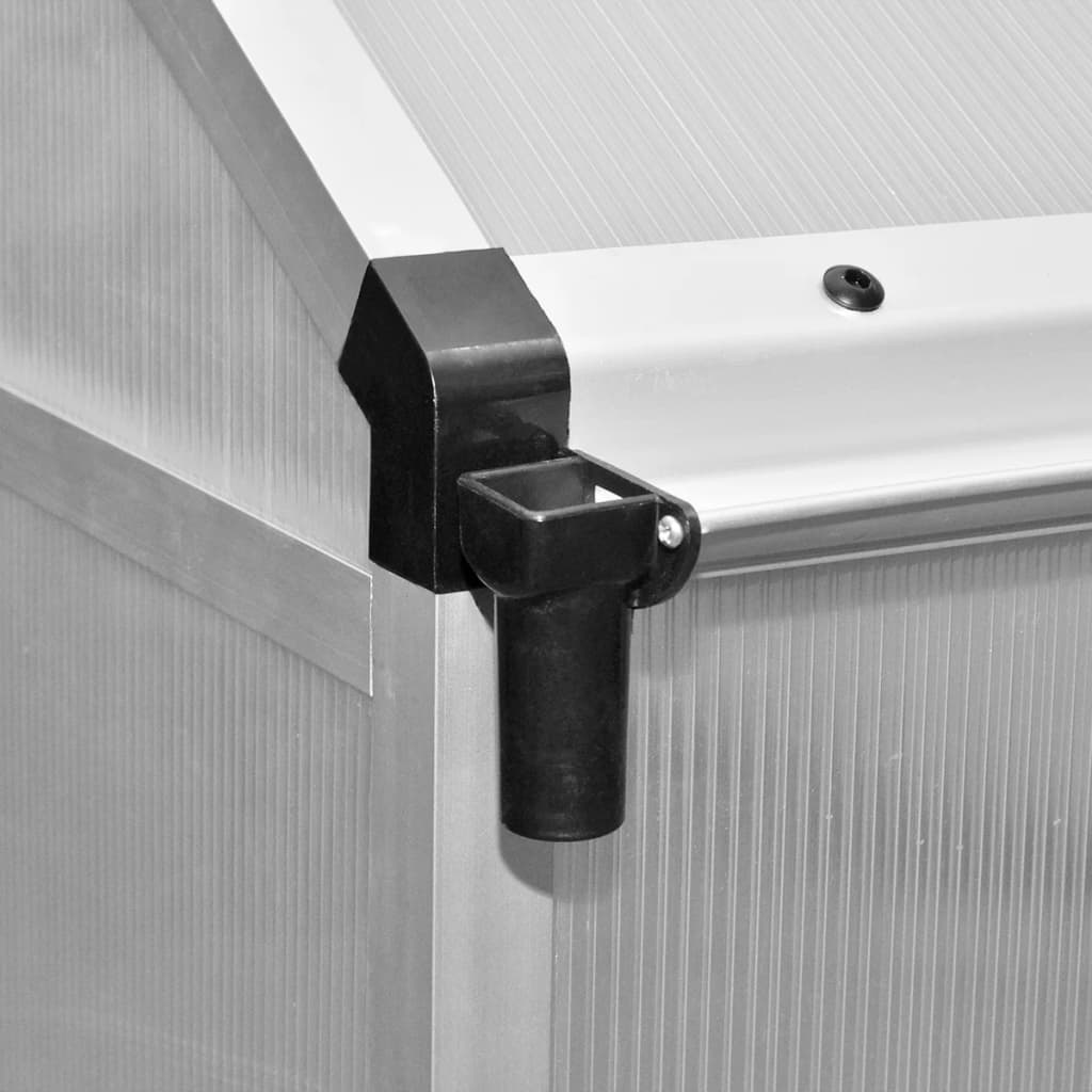 vidaXL Szklarnia ogrodowa ze wzmacnianą aluminiową ramą, 4,6 m²