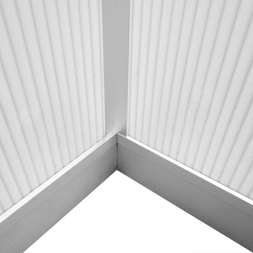 vidaXL Szklarnia ogrodowa ze wzmacnianą, aluminiową ramą, 9,025 m²