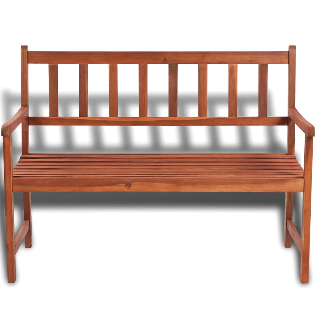 vidaXL Ławka ogrodowa, 120 cm, lite drewno akacjowe