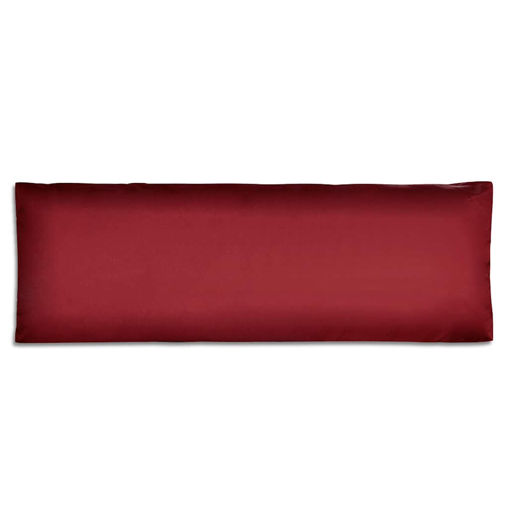 vidaXL Wyściełana poduszka na oparcie, 120x40x10 cm, ciemnoczerwone
