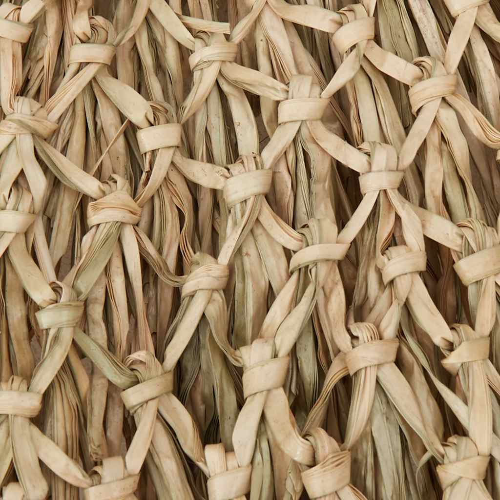 Parasol ogrodowy z bambusa i bananowych liści, 270 cm