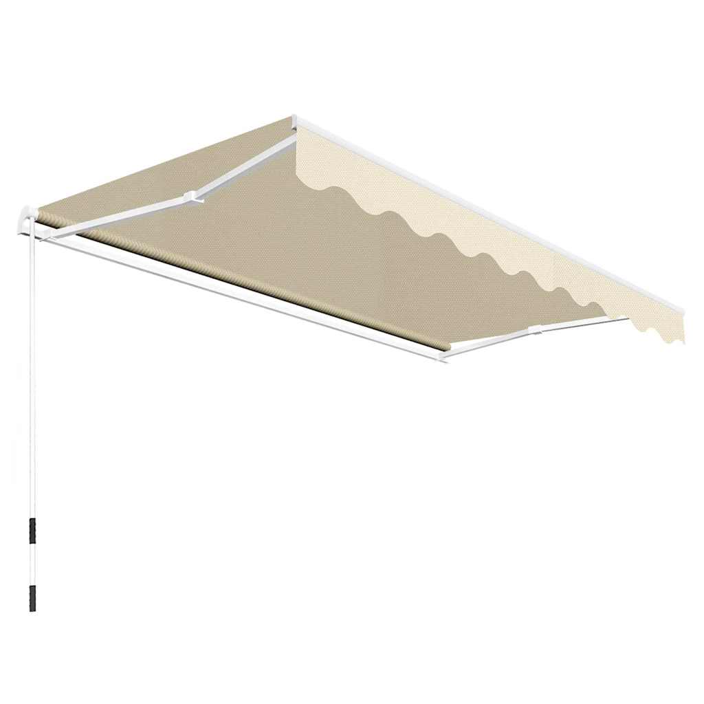 Markiza vidaXL, rama 4x3 m, z automatycznym zwijaniem, aluminiowa