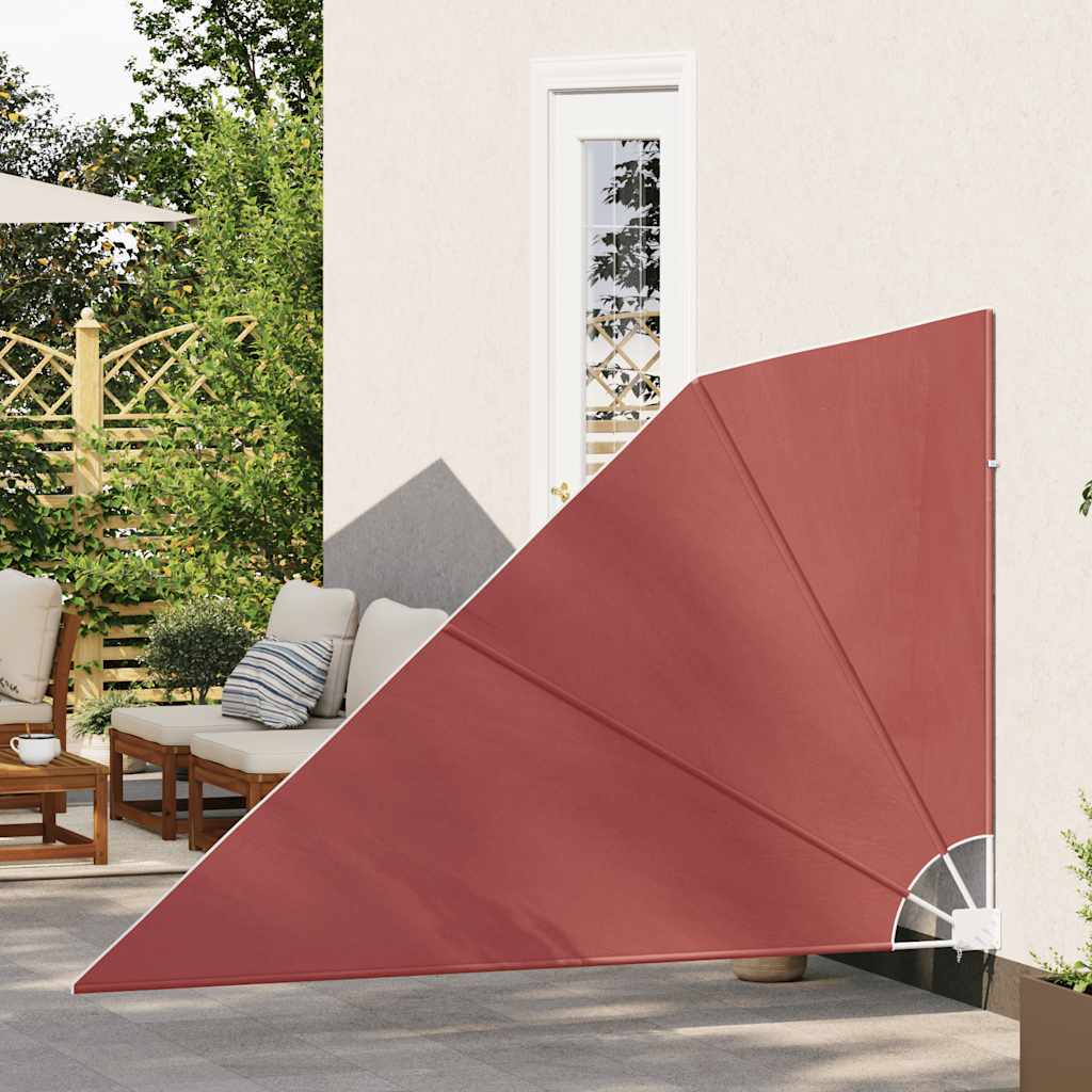 vidaXL Składany parawan balkonowy, terakota, 160x240 cm