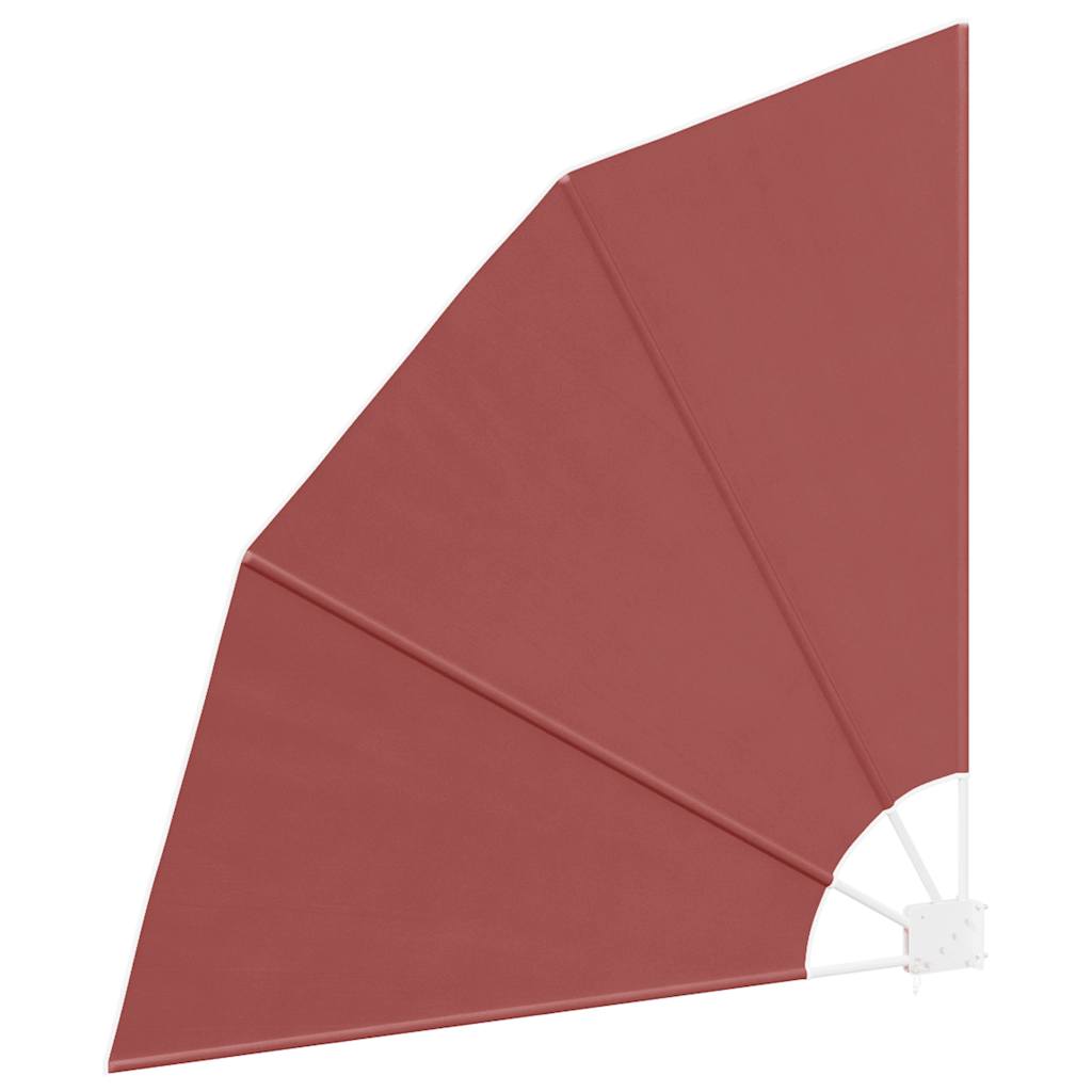 vidaXL Składany parawan balkonowy, terakota, 140x140 cm