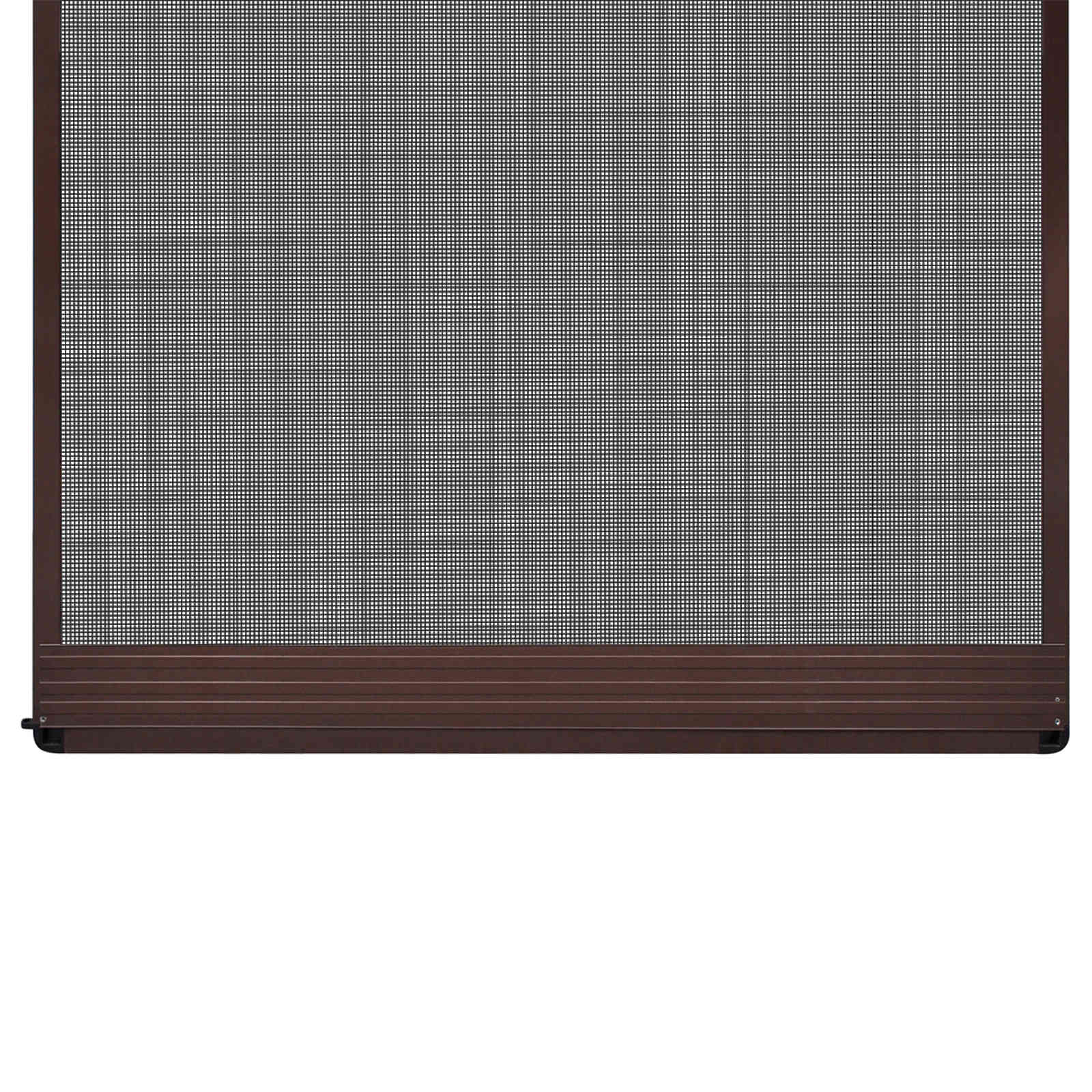 vidaXL Screen na owady z zawiasami Brązowy i czarny 100 x 215 cm