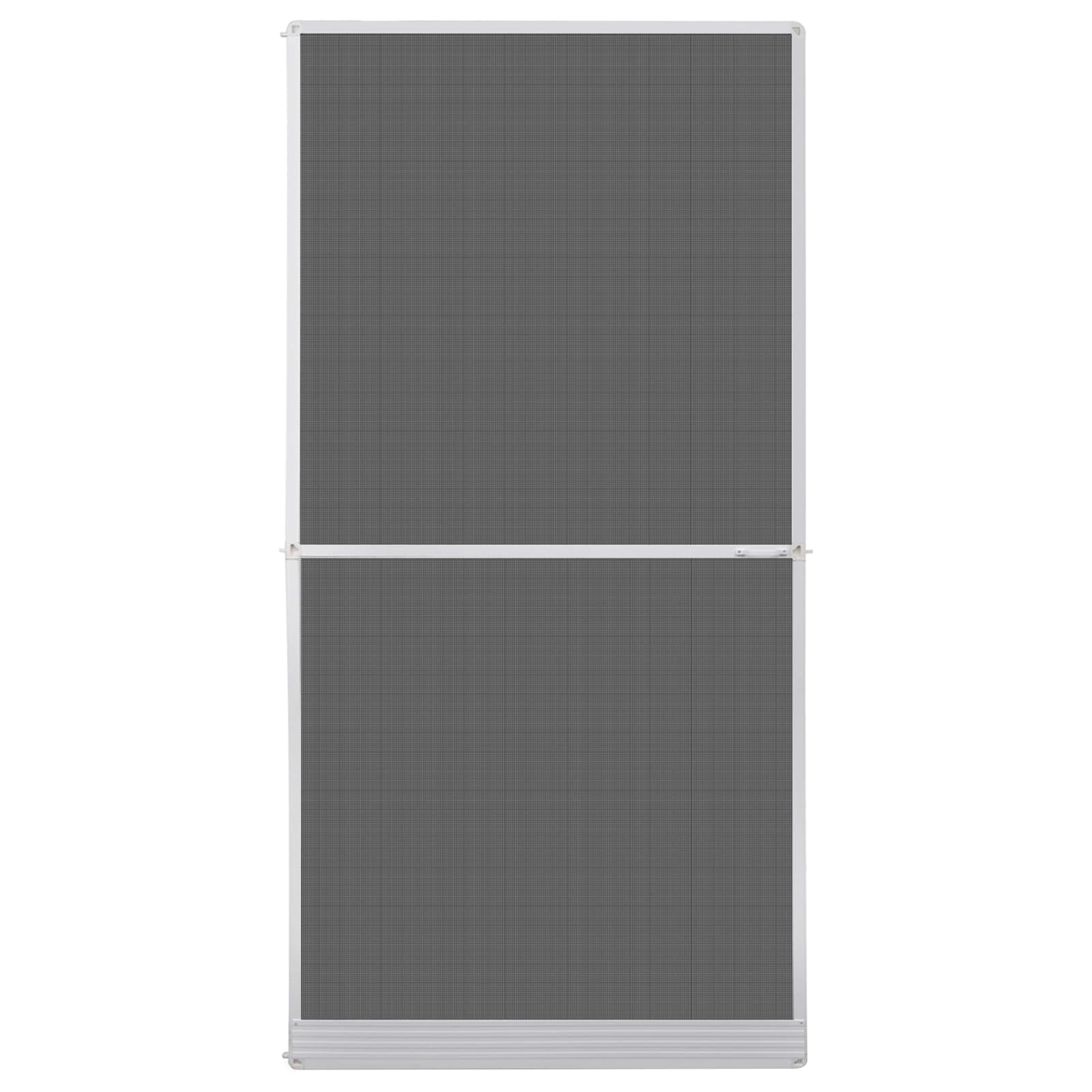 vidaXL Screen na owady z zawiasami Biały i czarny 120 x 240 cm