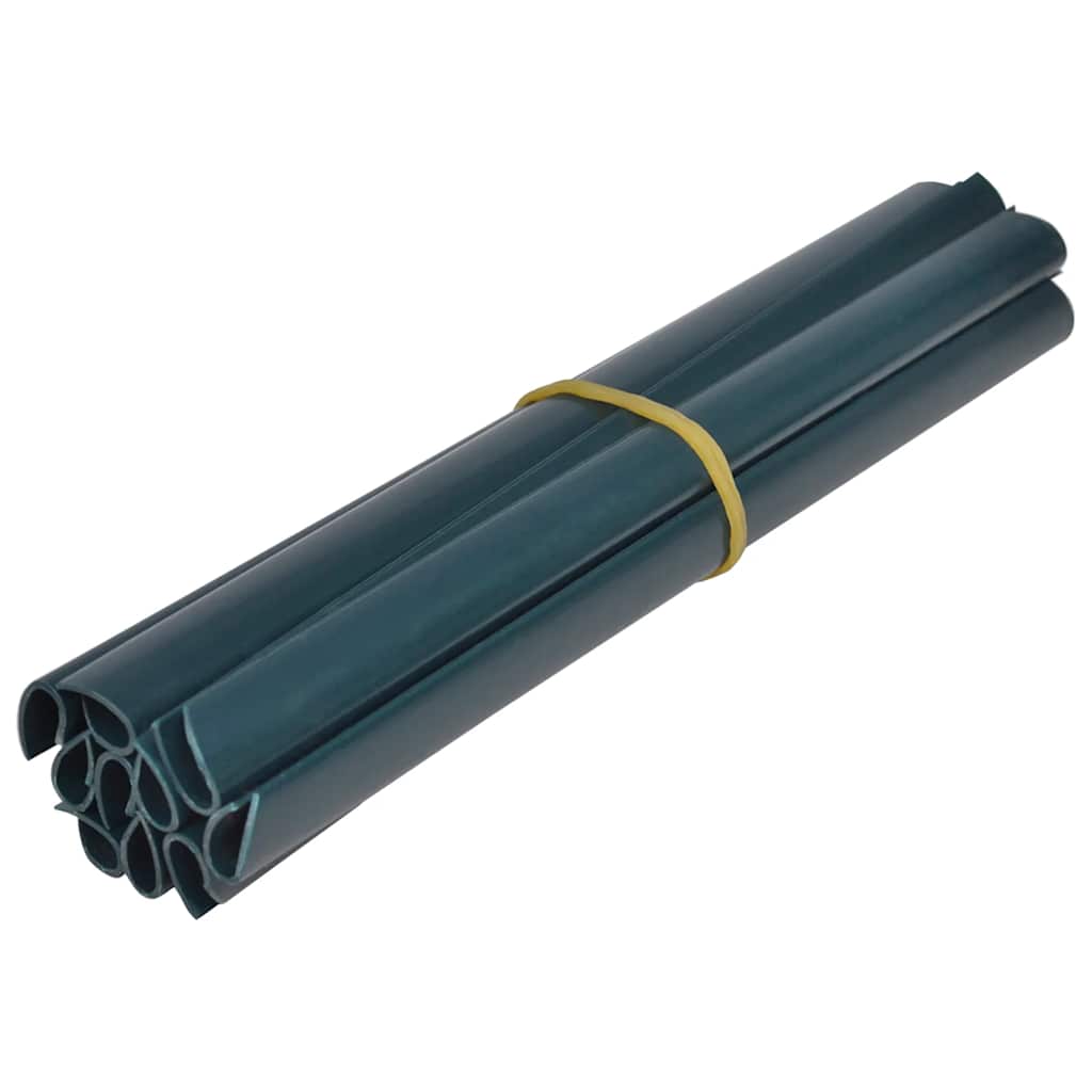 vidaXL Osłona na ogrodzenie ogrodowe, PVC, 70x0,19 m, zielona