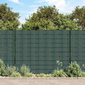 vidaXL Osłona na ogrodzenie ogrodowe, PVC, 70x0,19 m, zielona