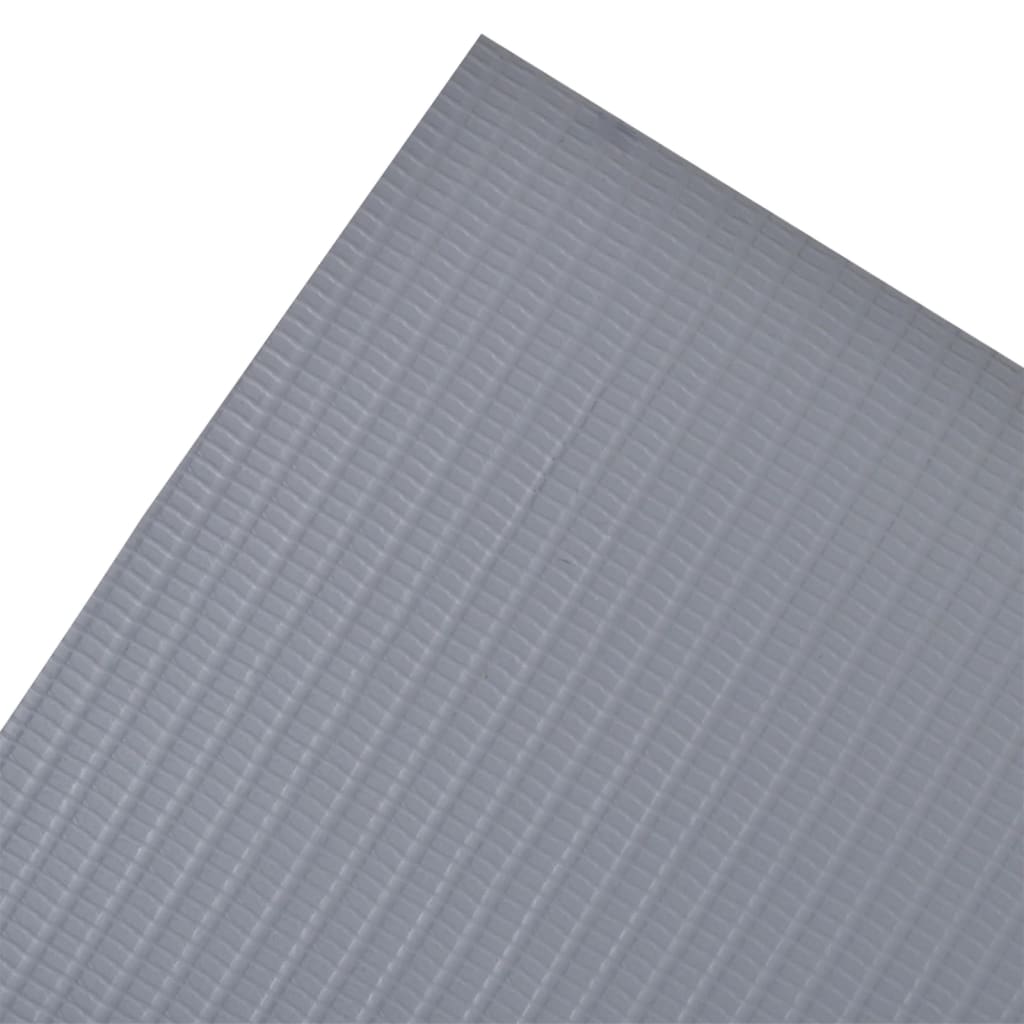 vidaXL Osłona na ogrodzenie ogrodowe, PVC, 70x0,19 m, szara