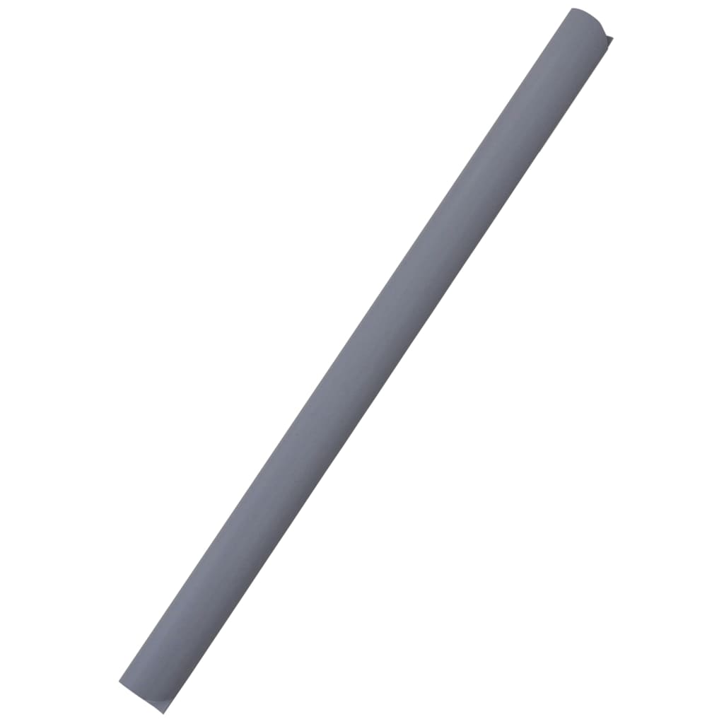 vidaXL Osłona na ogrodzenie ogrodowe, PVC, 70x0,19 m, szara