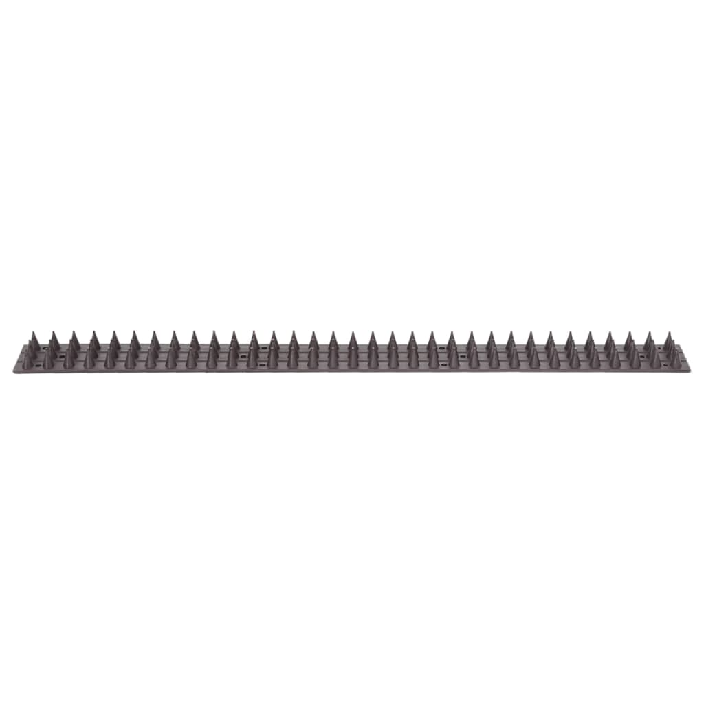 vidaXL Listwa z kolcami na ptaki, 49 x 4,5 x 1,7 cm, 20 sztuk